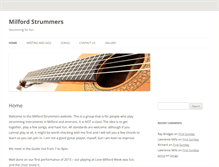 Tablet Screenshot of milfordstrummers.co.uk